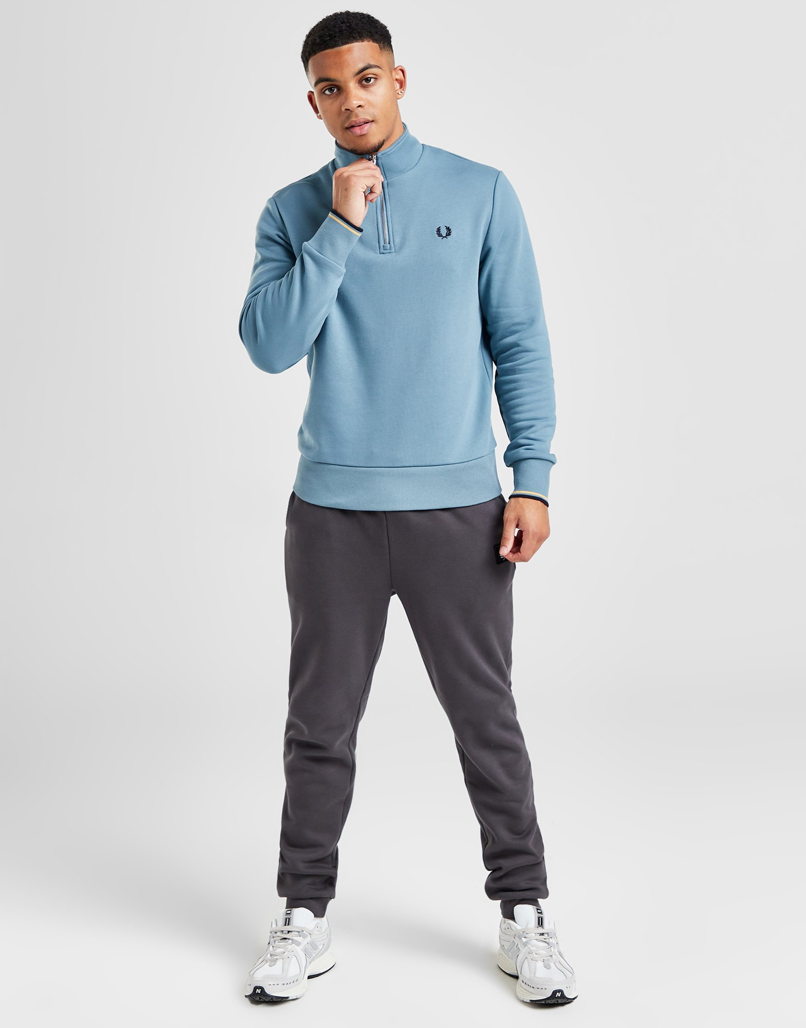Fred Perry Sweatshirt Semi-Fermé Homme