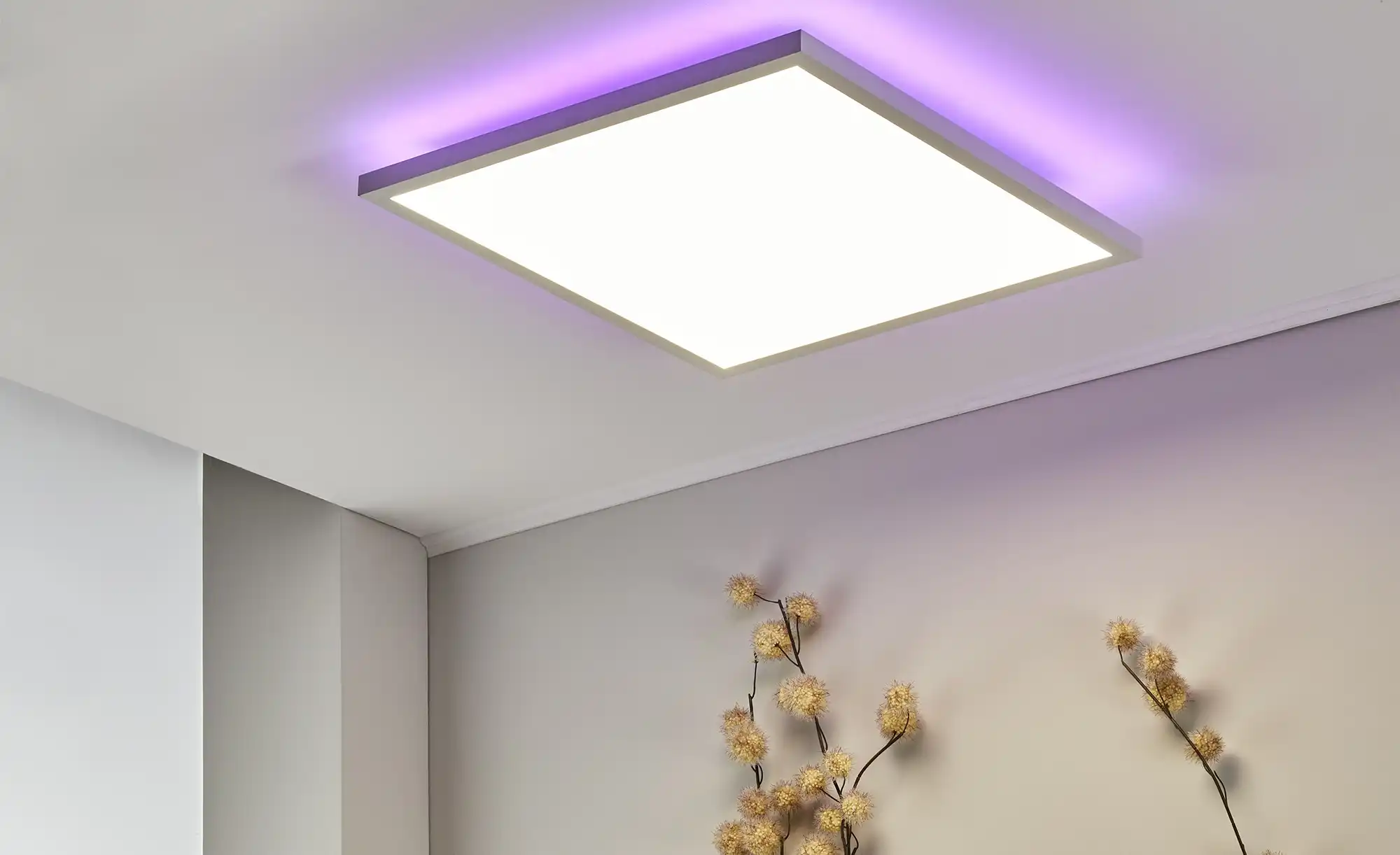 Meisterleuchten LED-Deckenpanel 1-flammig, weiß