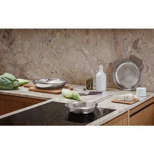 Eva Trio Honeycomb Stegepande, Rustfrit Stål, Ø28 cm