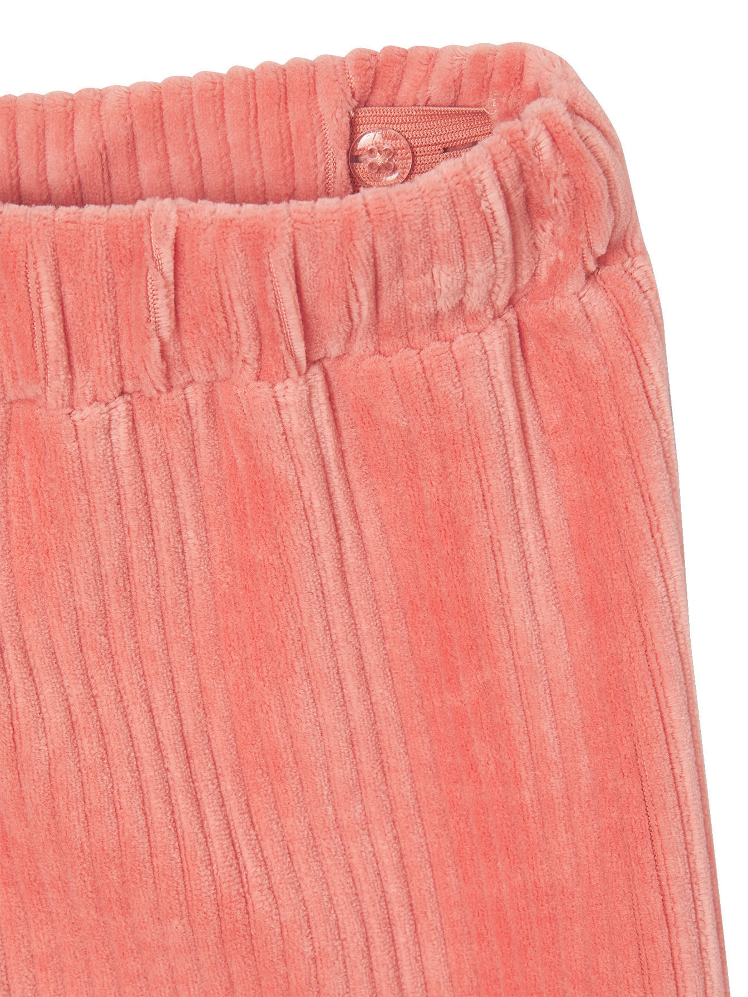 Vertbaudet Weite Mädchen Cordhose, Bundweite verstellbar blush