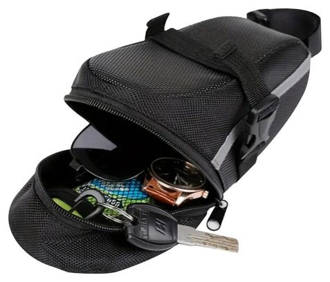 Sacoche de selle Pro Sport Lights 1 2 litre - Noir - VTT/Vélo de course