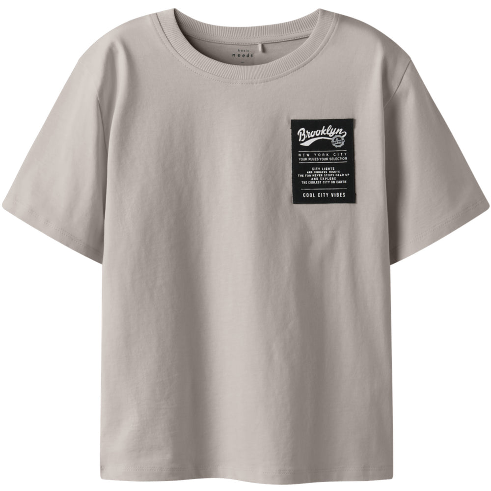 Køb Name It Chateau Gray Nkmvector Ss Nreg Top