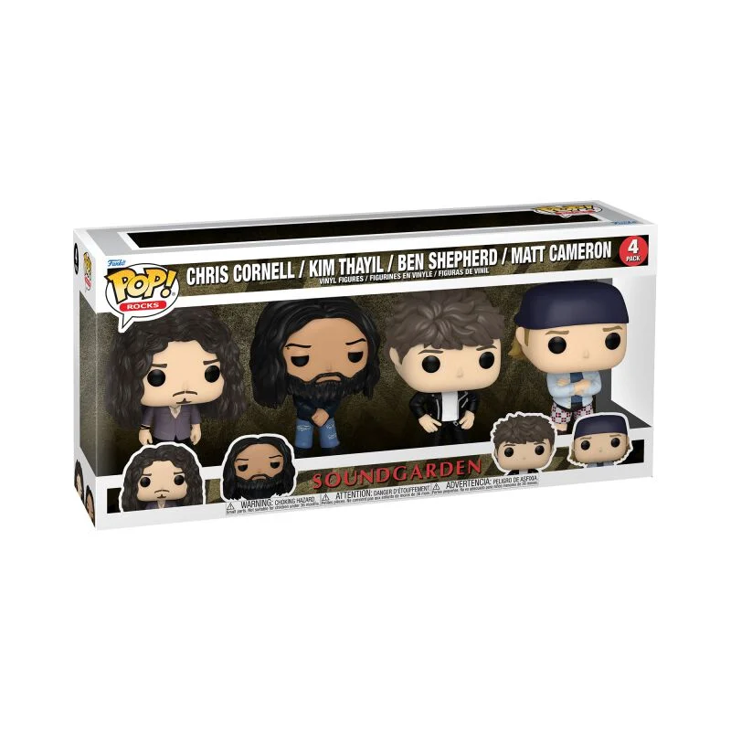 Rocks! - 4 Vinyl Figuren | Soundgarden Funko Pop!