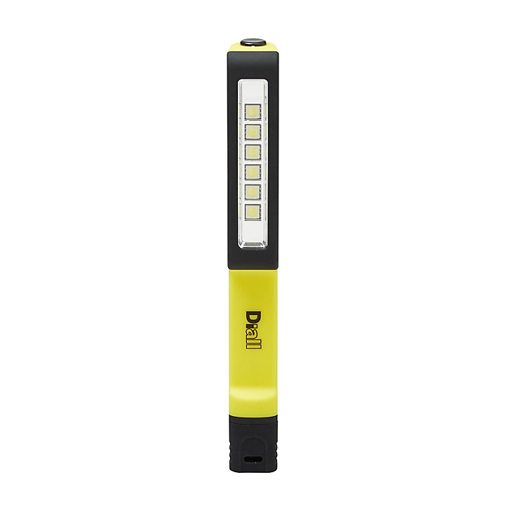 Mini lampe d'inspection LED magnétique jaune Diall 100 lumens