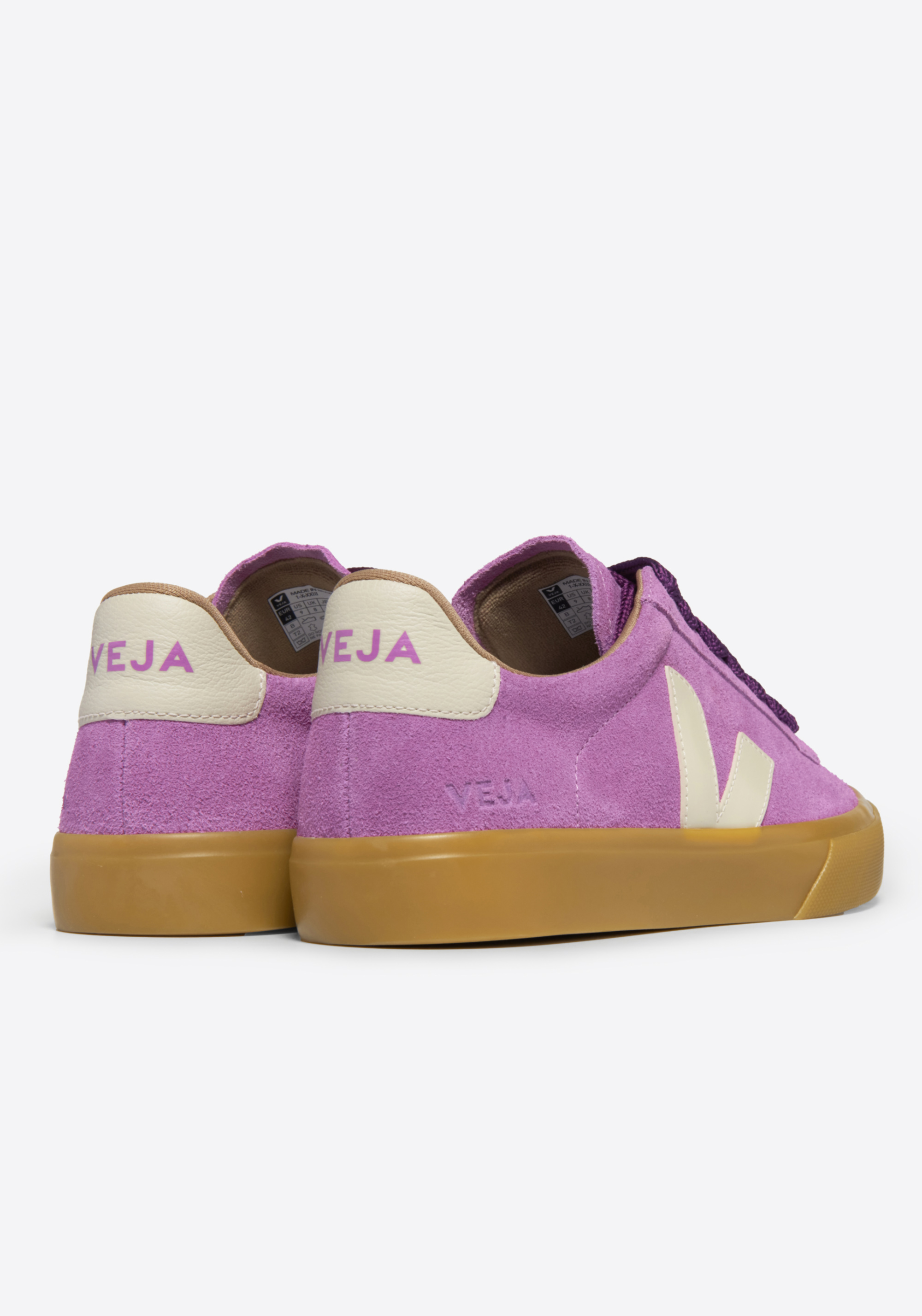 Veja Sneaker Campo Bold Suede Mulberry Pierre