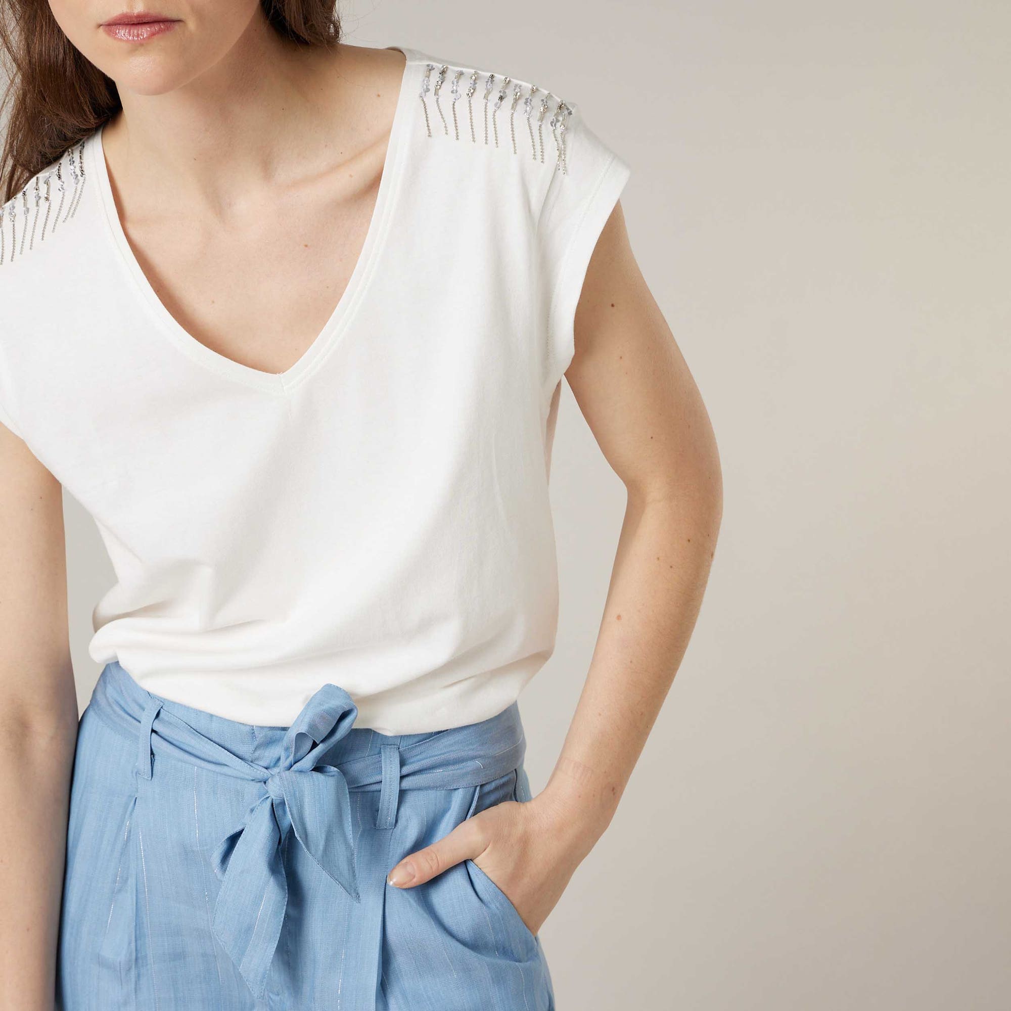 T-shirt Femme blanc