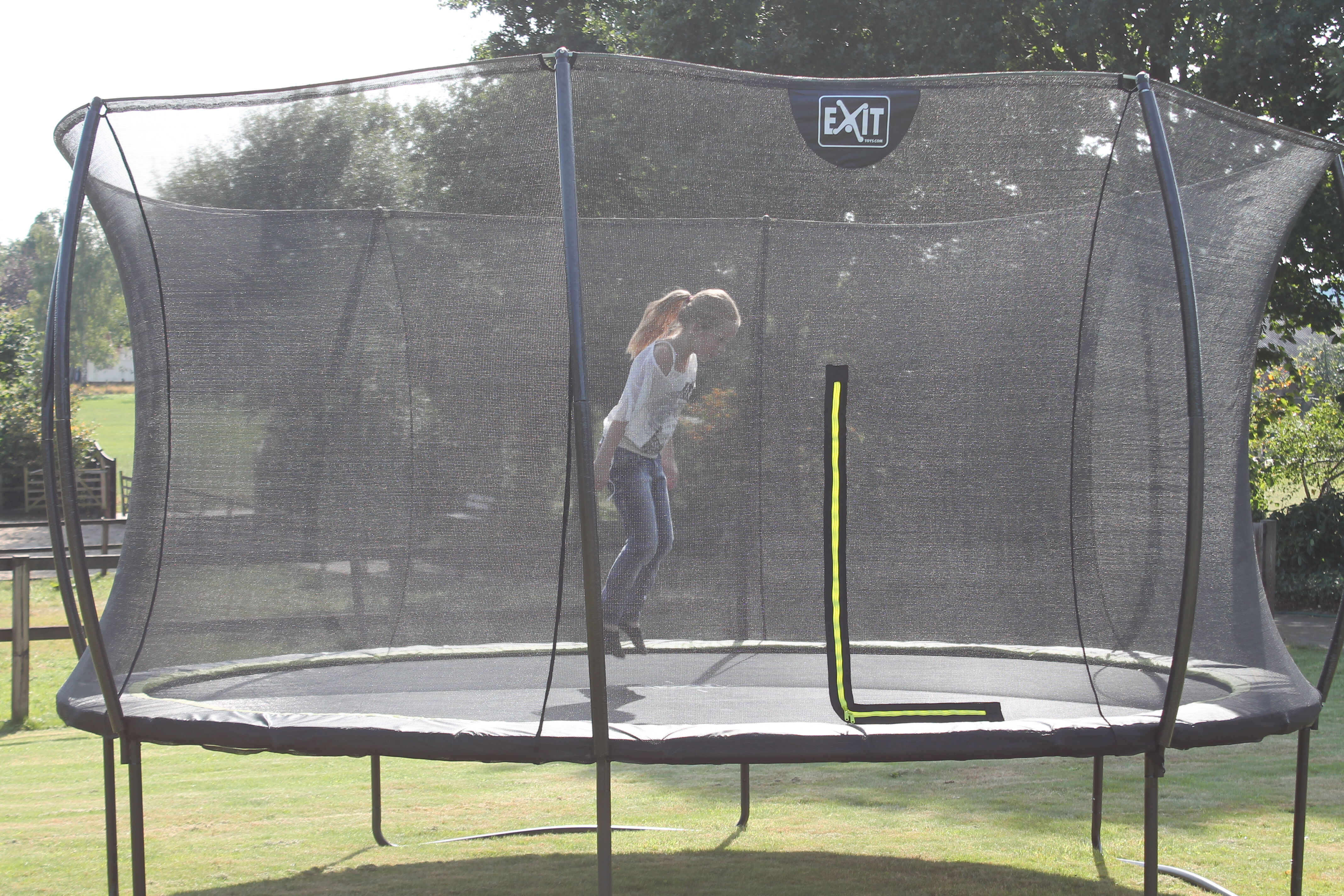 EXIT Silhouette - Trampoline - Roze - 366 cm