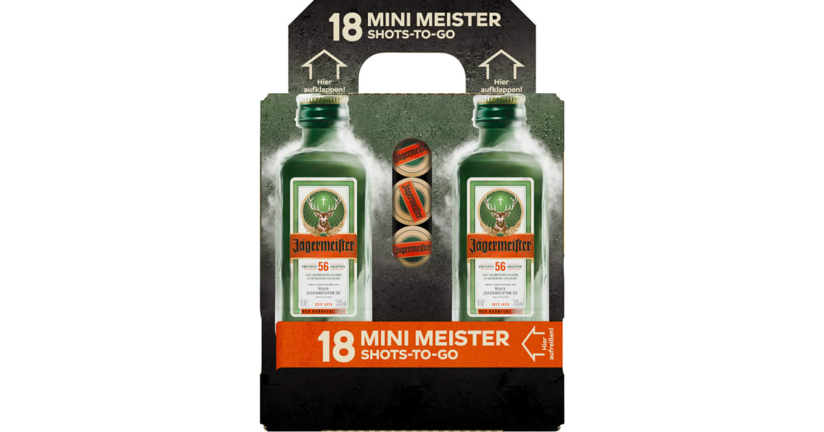 Jägermeister Party Pack 35% Tray 18x 20 ml (Einweg)