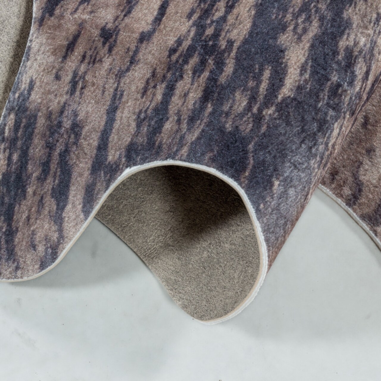 Fellimitat Teppich 5 mm in Verschiedene Farbe und Größen