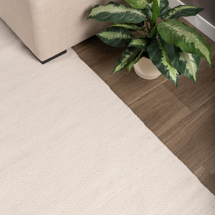 Wollen vloerkleed - Reno Creme