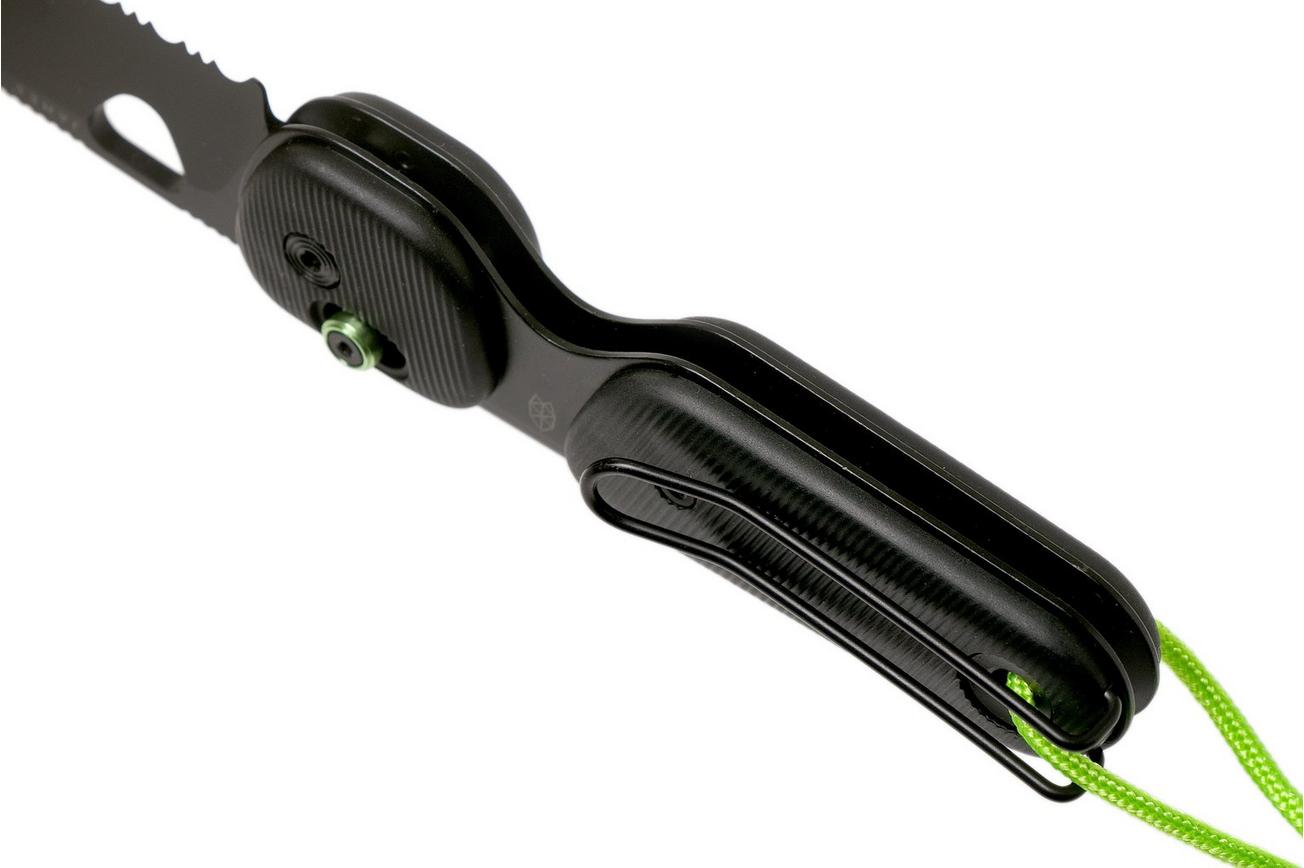 The James Brand The Redstone, Black   Black, Serrated, zakmes