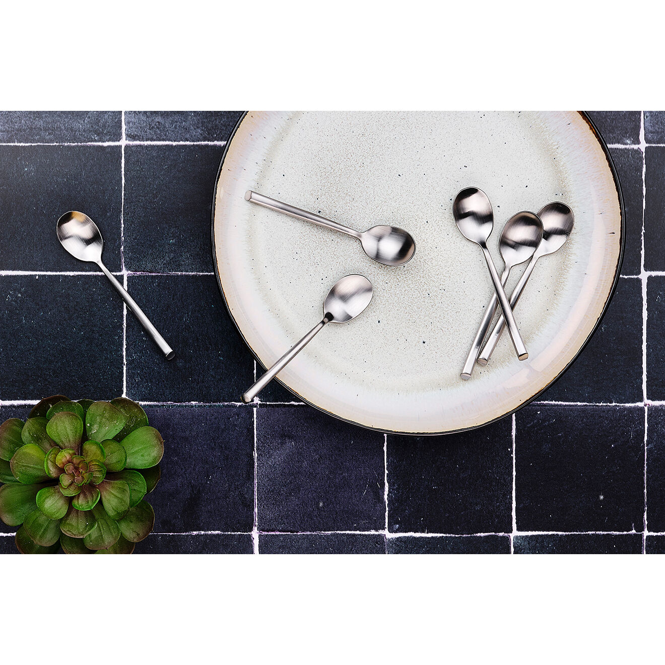 Bjorn 6 Petites cuillères Knut inox mat