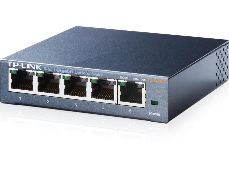 TP-Link Switch TL-SG105 5 Port 5-port Gigabit Desktop Switch