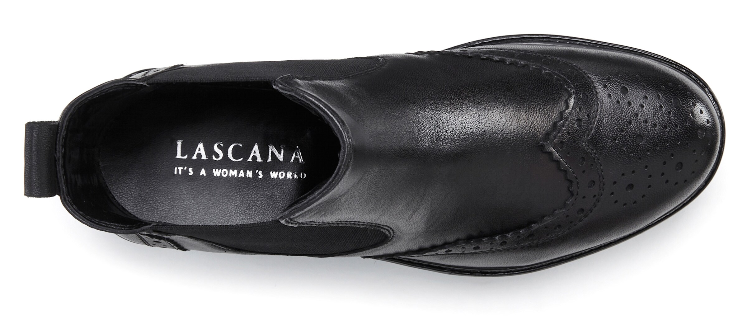 LASCANA Stiefelette in schwarz