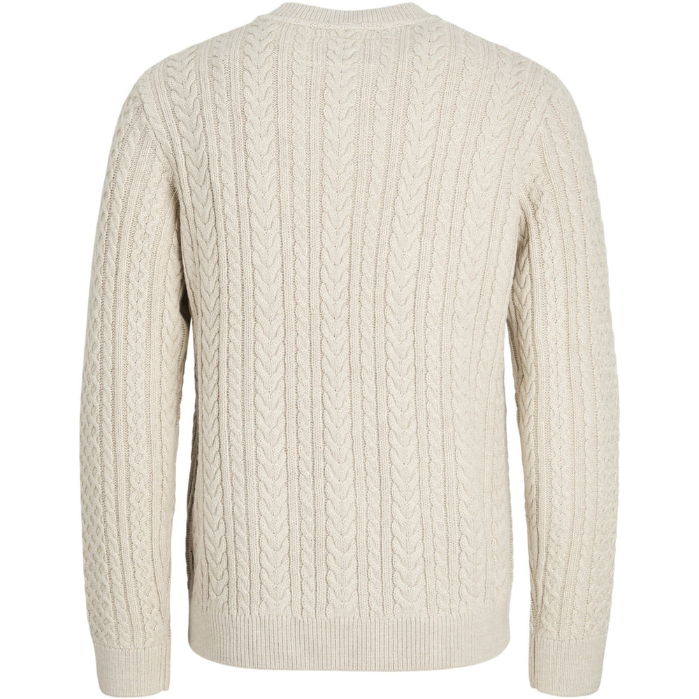 Køb Jack & Jones Junior Silver Lining Melange Jprblusean Strik Cable Crew Neck Jnr