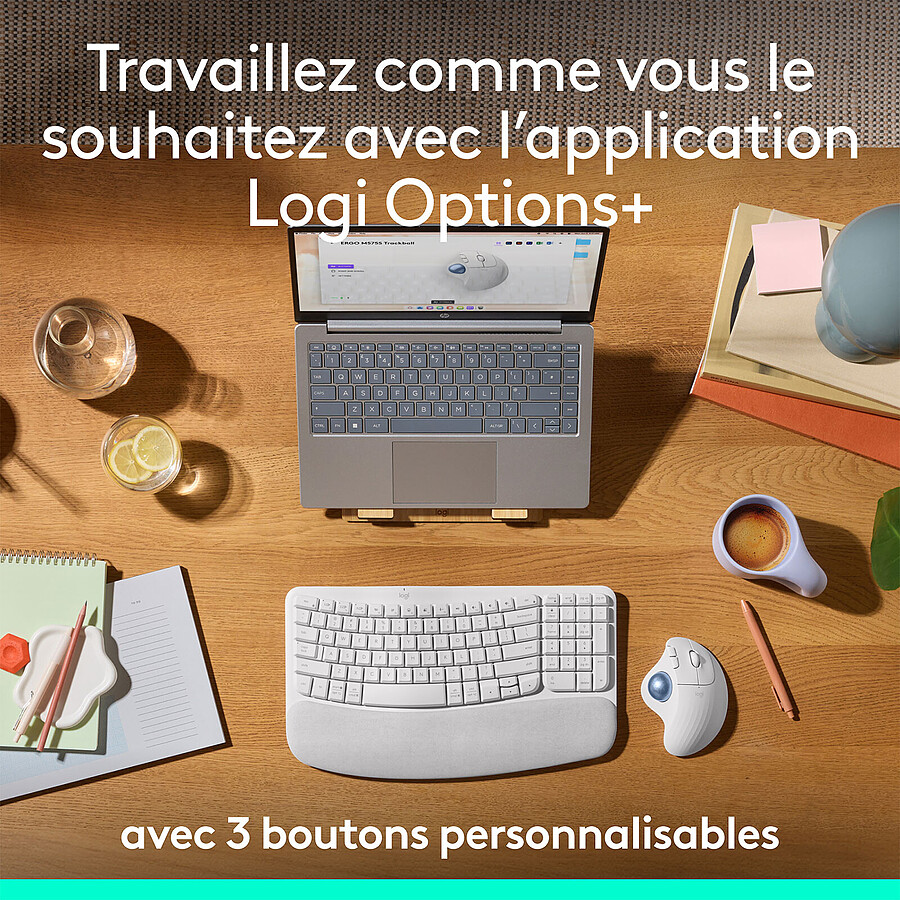 Logitech Ergo M575S - Blanc