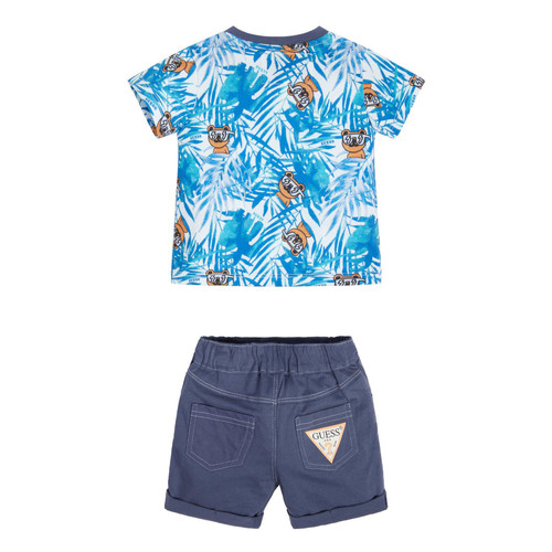 Guess - SET SL T SHIRT SHORTS - Multicolore