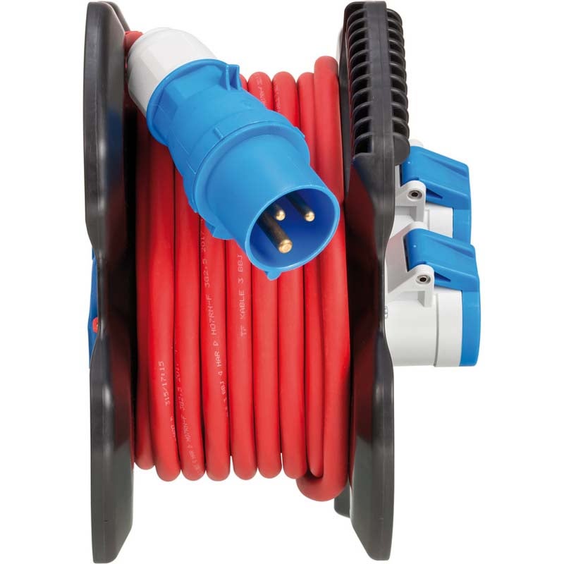 Brennenstuhl Gummi-KH 1169730100 compacte CEE kabelhaspel buitengebruik 12m