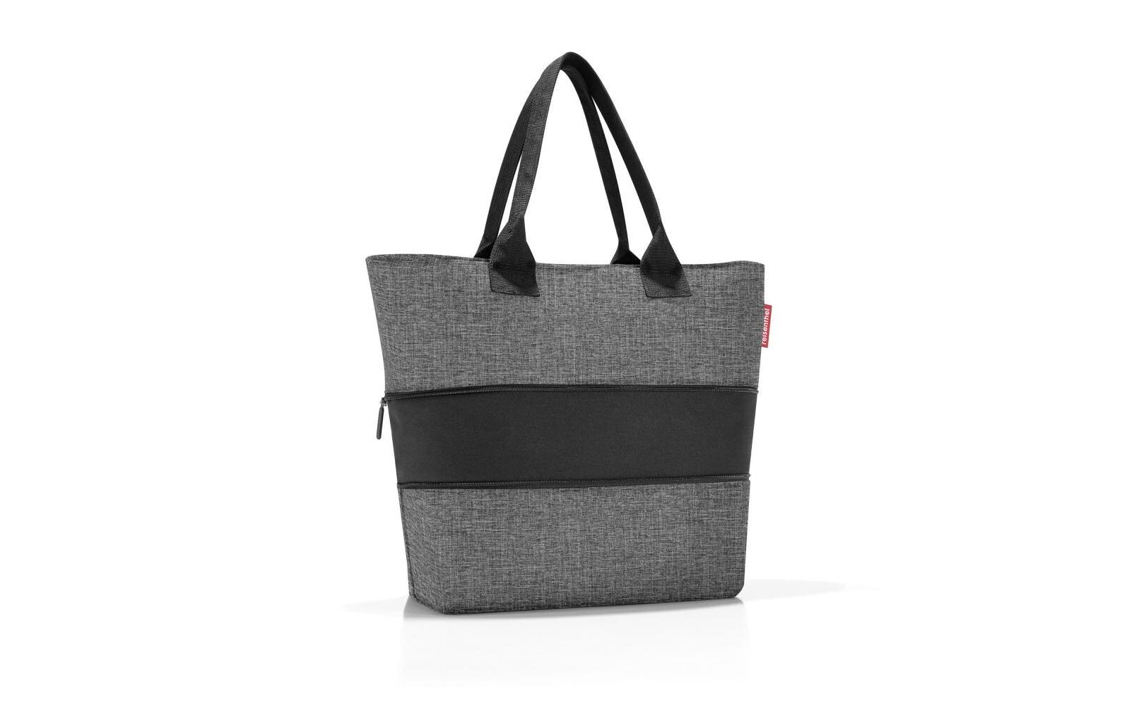 Tasche Shopper e1 Twist SilverSchultertasche mit mittigen Reissverschluss