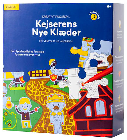 Crateit Puzzlespiel - Holz - Des Kaisers neue Kleider - 36 Teile