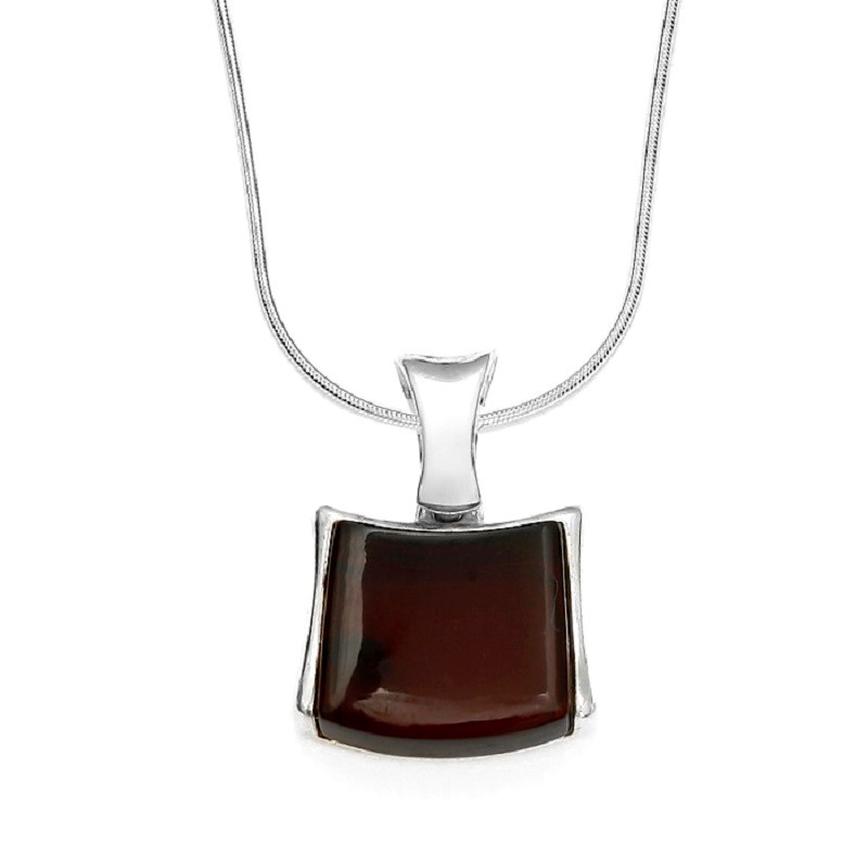 Collier ambre véritable cerise