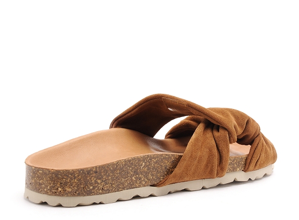 Verbenas mules et sabots plats femme roma marron