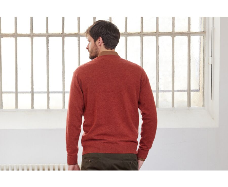Pull col rond homme laine Epice Chiné - CONAN