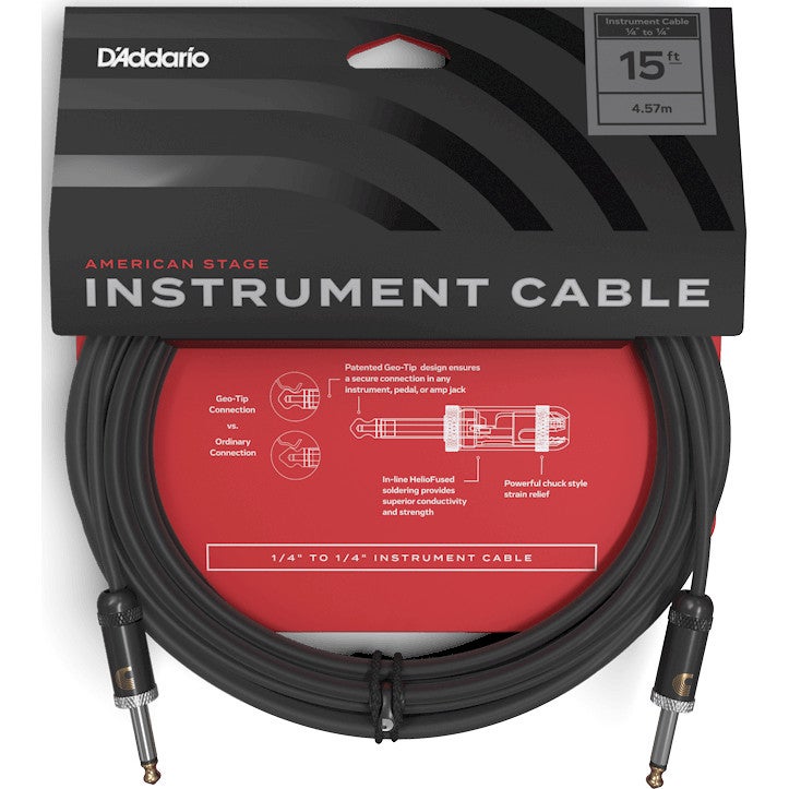 D'Addario AMSG-15 American Stage jack kabel 4.5 meter