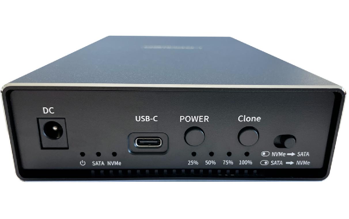 Dockingsstation LC-DOCK-C-35-M2Externes Gehäuse mit Klonfunktion für jeweils eine 3.5