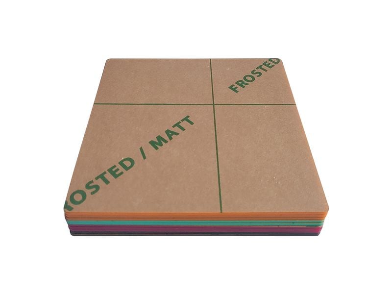 Creality Acryl Platten 200 x 200 x 3 mm Gestaltungsmaterialien für den Laserschneider und -gravierer