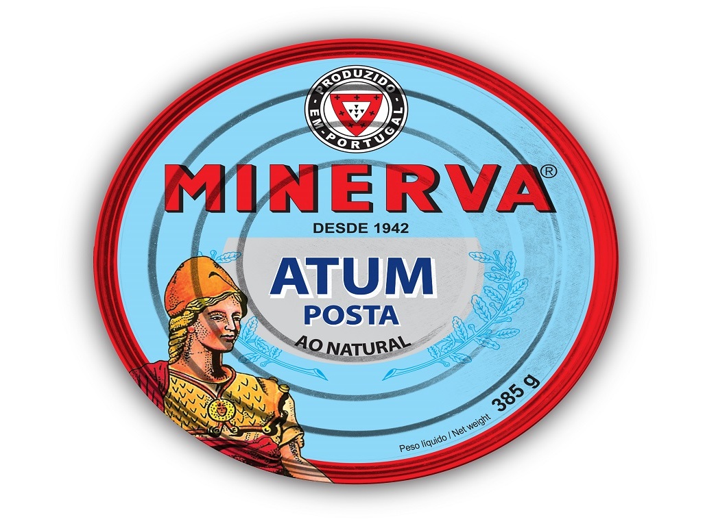 ATUM POSTA MINERVA AO NATURAL 385 G (270 G)