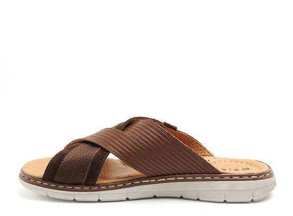 Orland mules et sabots homme 23031 marron