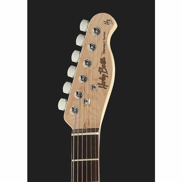 Harley Benton TE-20 BK Standard Serie E-Gitarre schwarz