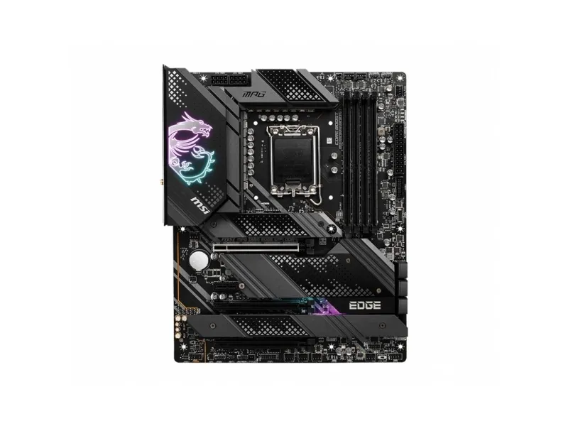 [OUTLET] - MSI MPG Z690 EDGE WIFI - Bundkort - ATX - LGA1700 sokkel - Z690 Chipset - USB-C Gen2, USB 3.2 Gen 1, USB 3.2 Gen 2, USB-C Gen 2x2 - 2.5 Gigabit LAN, Wi-Fi 6, Bluetooth - onboard grafik (CPU påkrævet) - HD Audio (8-kanaler)