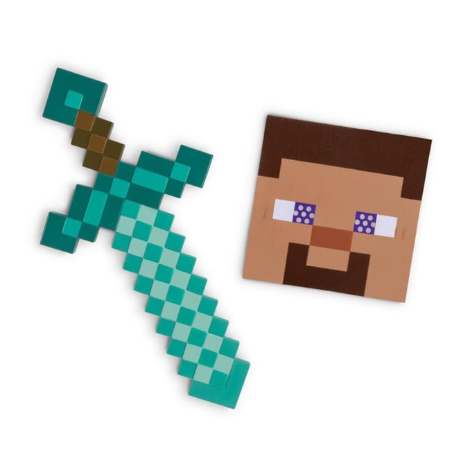 Minecraft - Spielset - Schwert und Maske