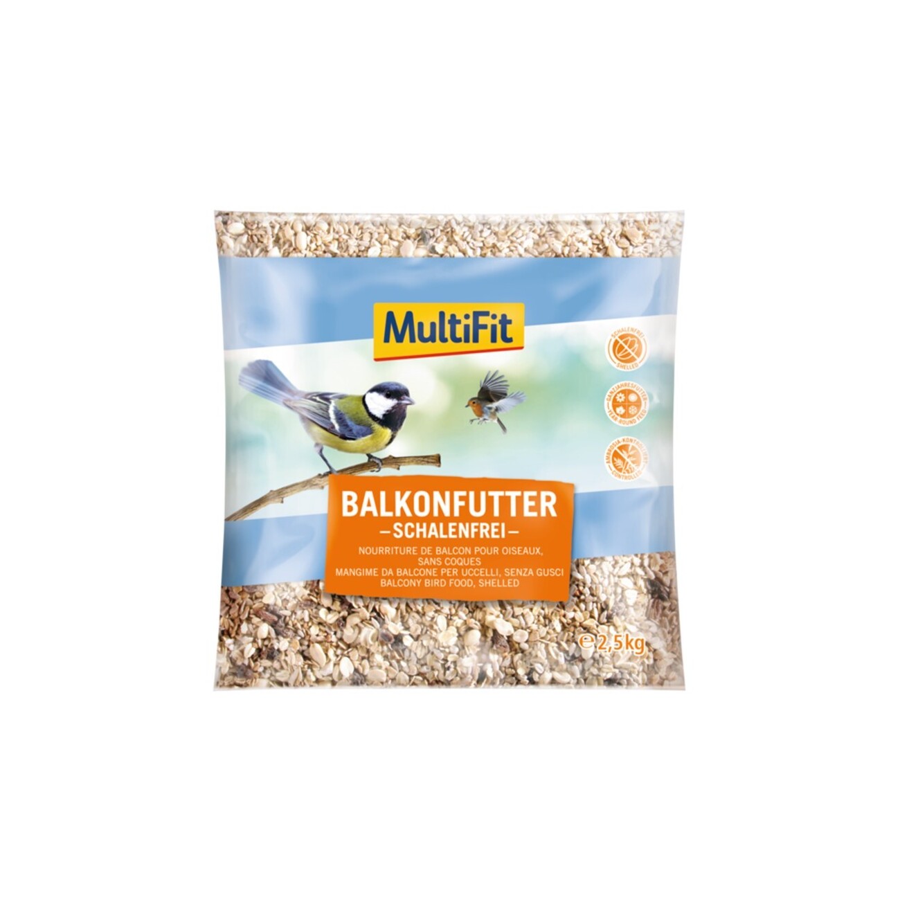 MultiFit Balkonfutter schalenfrei 2,5kg
