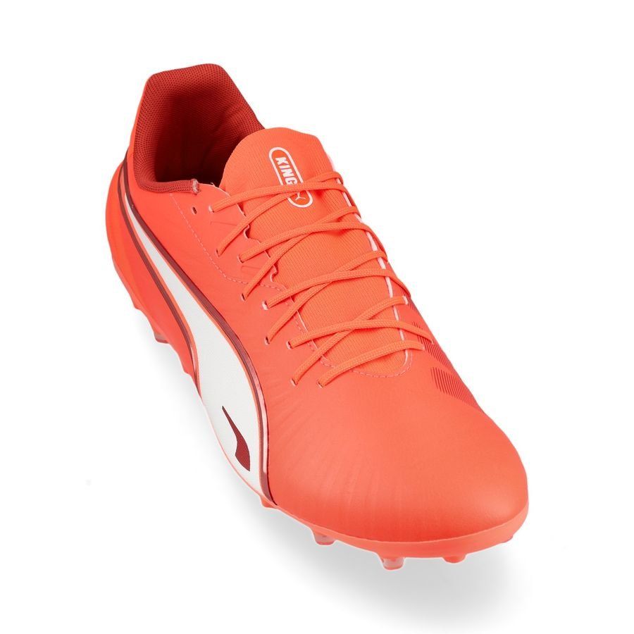 PUMA King Match MG Unlimited - Glowing Red/Blanc/Red Fire