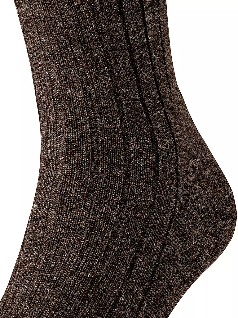 FALKE Stutzen TEPPICH IM SCHUH dark brown mel. braun