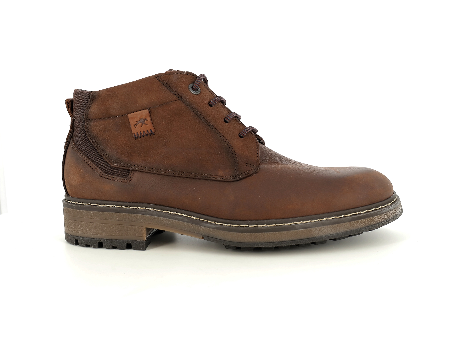 Fluchos-F1593 Cuir gras Marron Foncé