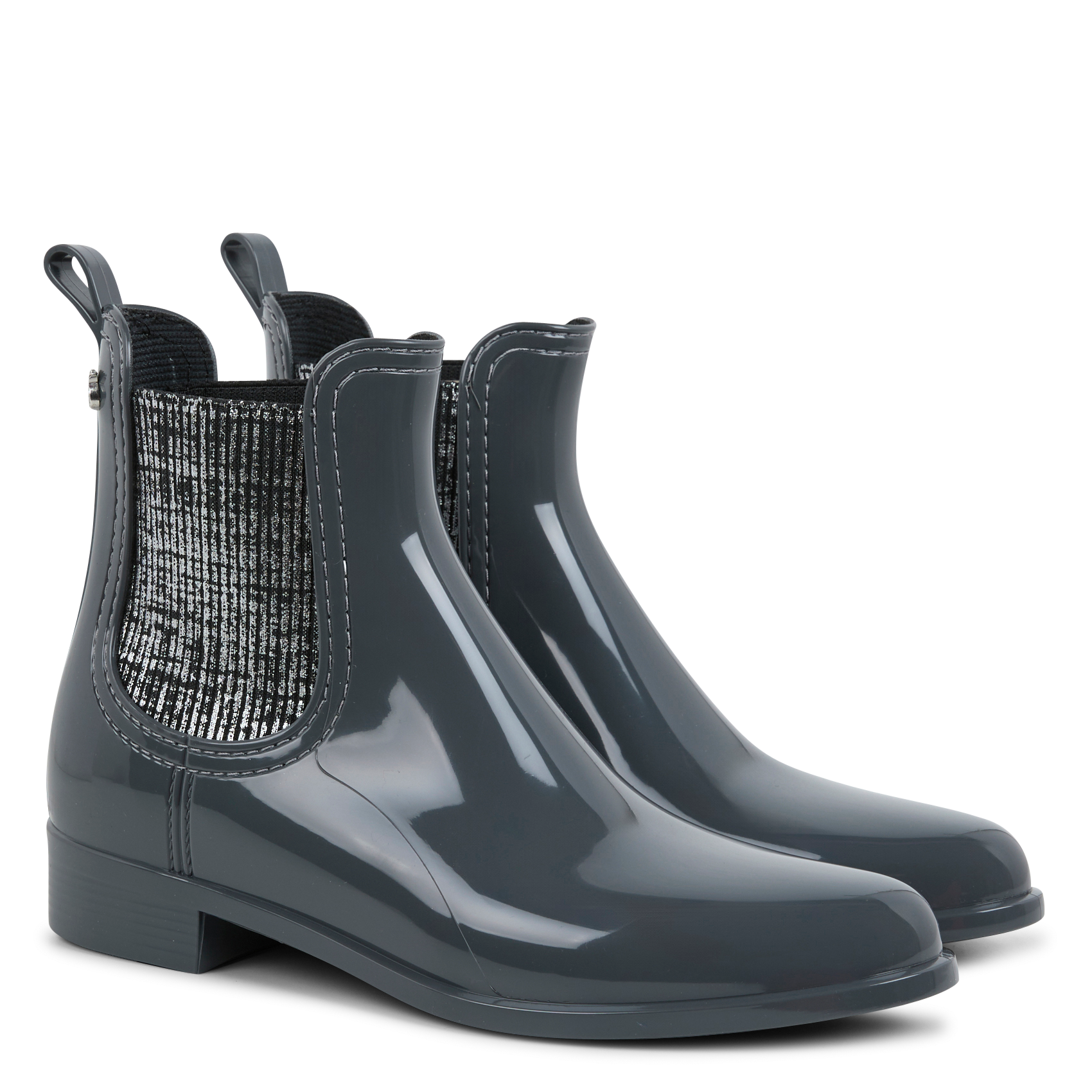 AINE - Bottines Chelsea à talons| Gris