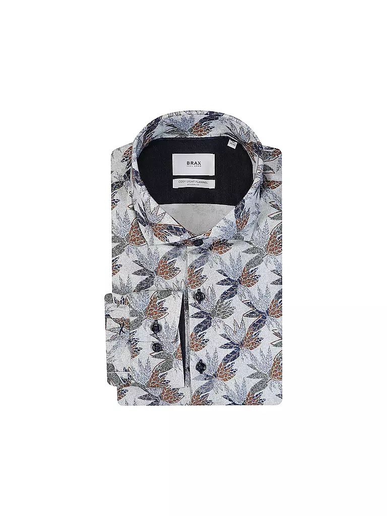BRAX Hemd Modern Fit HAROLD P dunkelblau