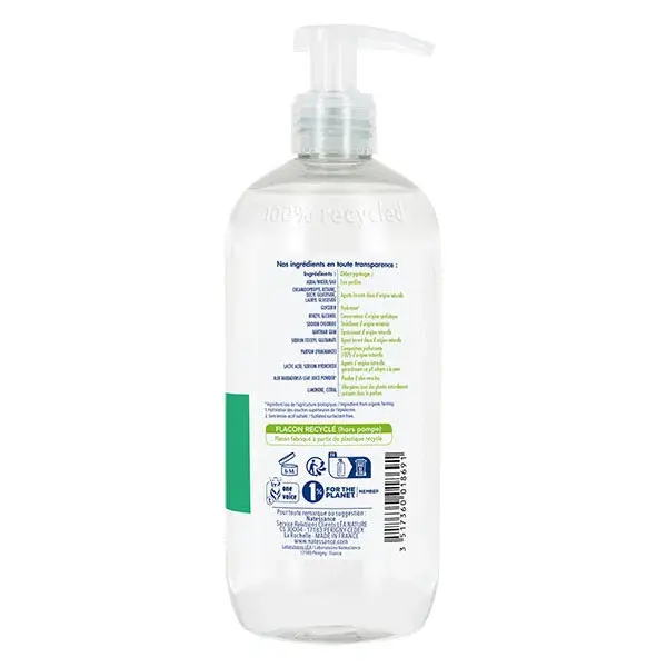 Gel de limpeza para mãos Natessance Fresh com Aloe Vera 500ml