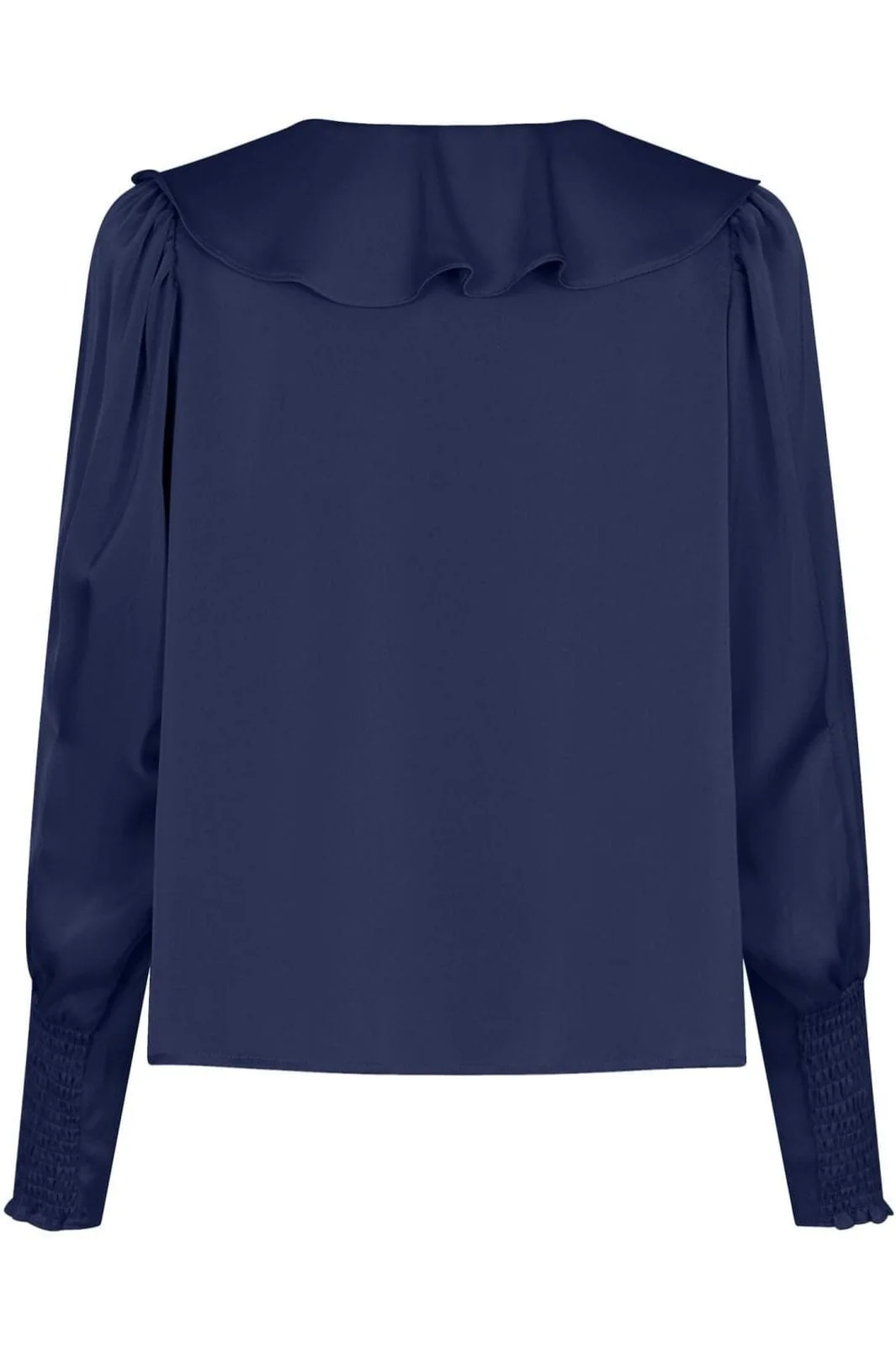 Neo Noir Sandie Sateen Blouse navy