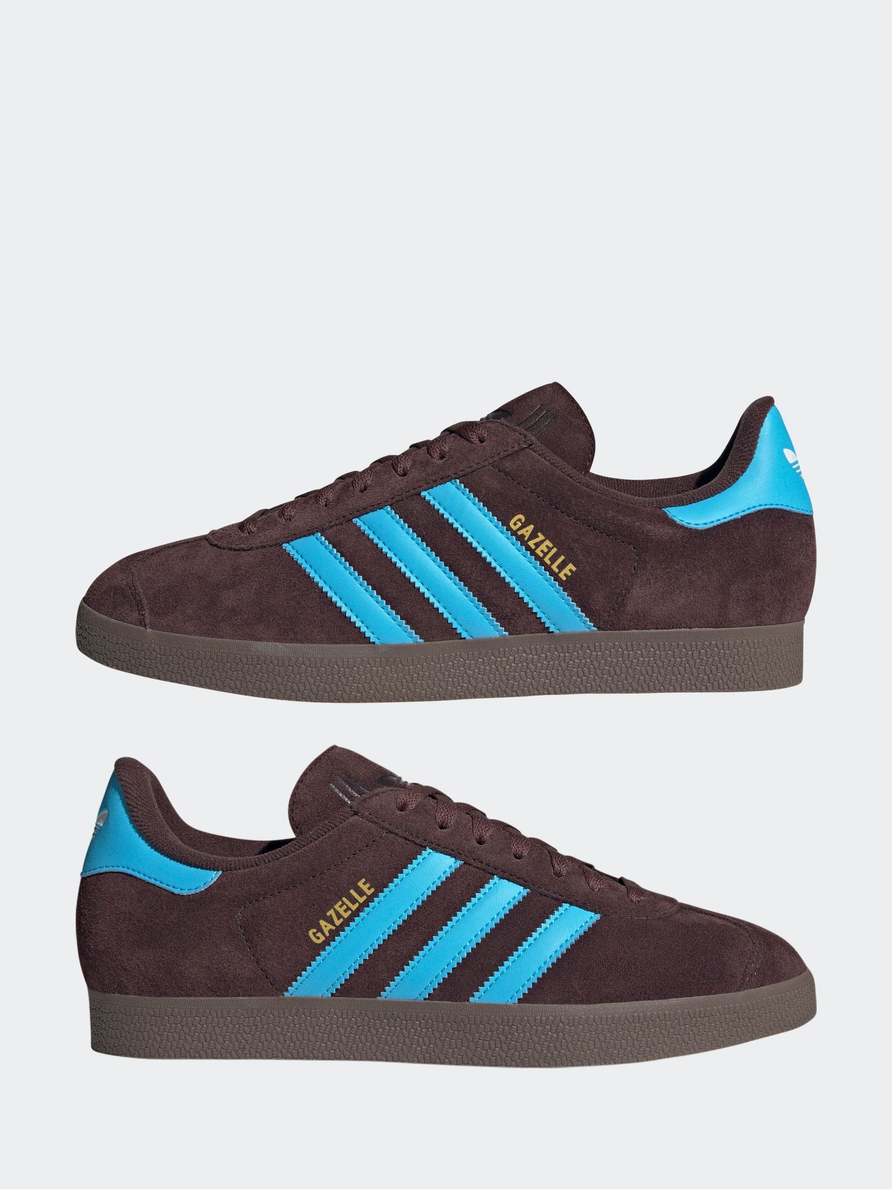 Bruin/blauw - adidas Originals - Gazelle sneakers