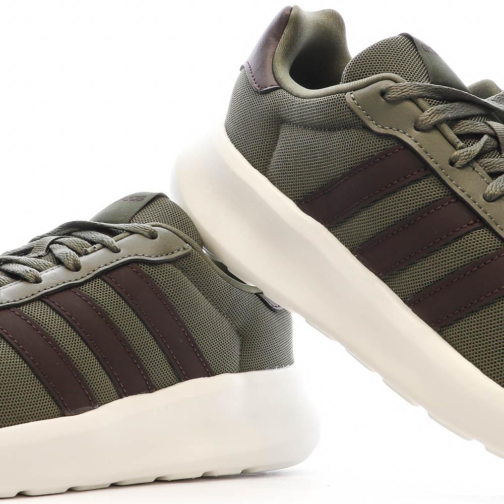 Adidas Baskets Kakis Homme Adidas Lite Racer 3.0