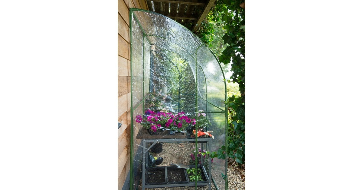 NatureMuurkas met bodemframe kweekkas  (Transparant)