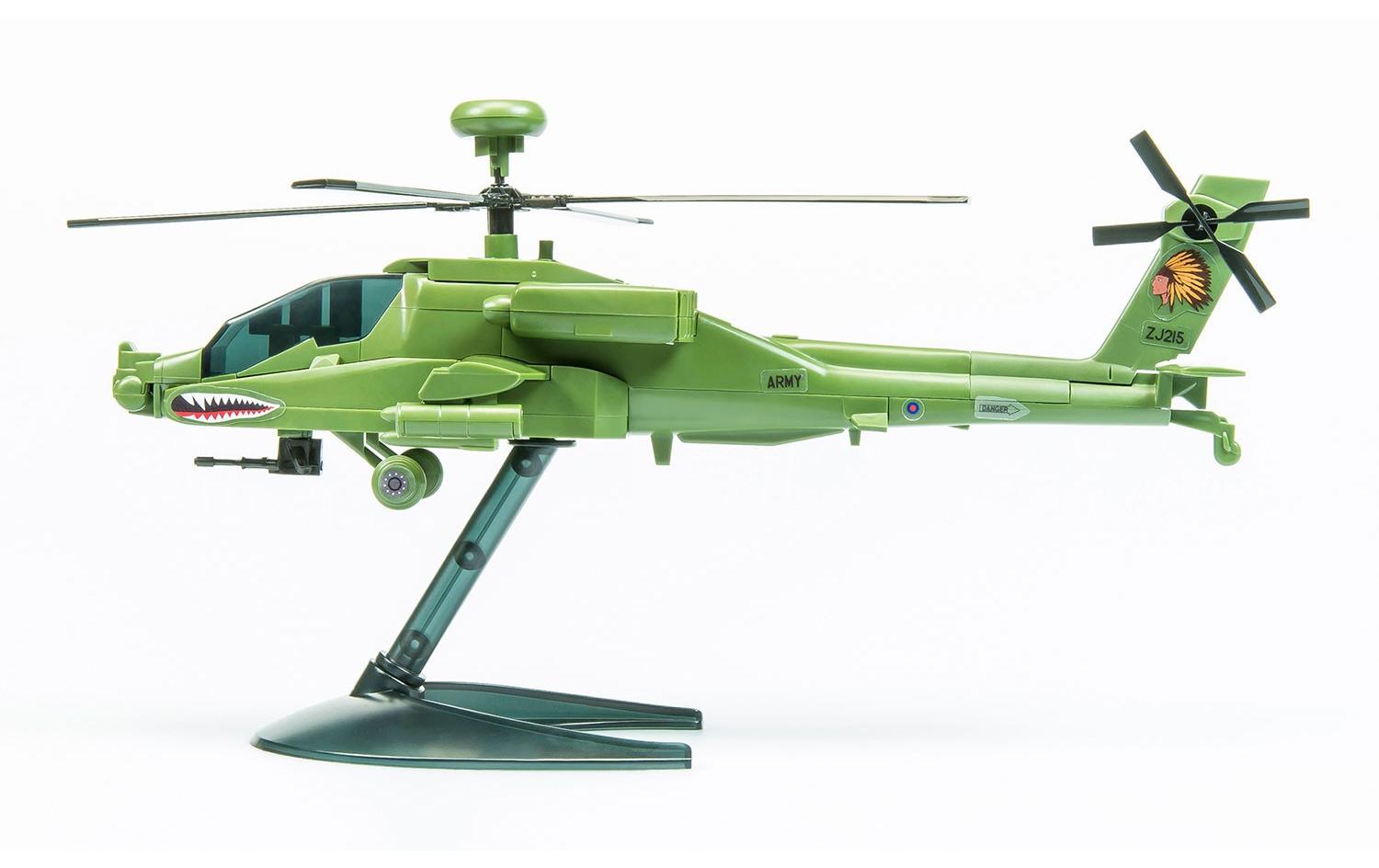 Bausatz Helikopter Apache Quick Build 1:58Hubschrauber Modellbausatz