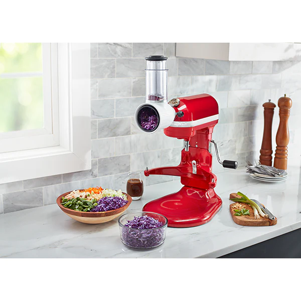 Tranchoir et râpes cylindre 5KSMVSA pour robot Artisan Kitchenaid