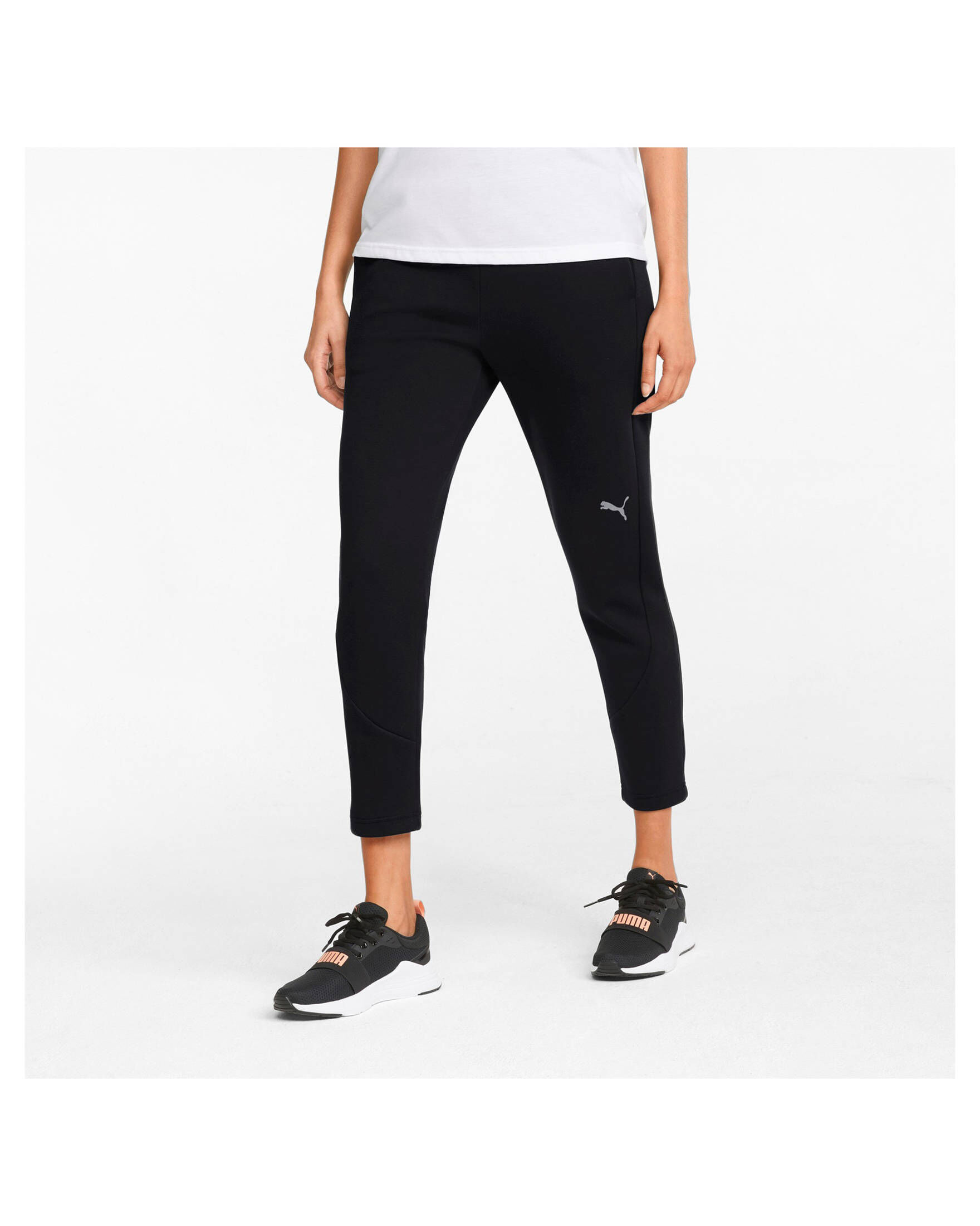 Puma| Damen Sweathose EVOSTRIPE verkürzt