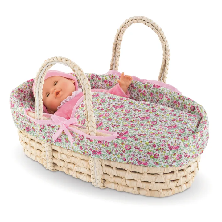 Corolle Couffin tressé et accessoires